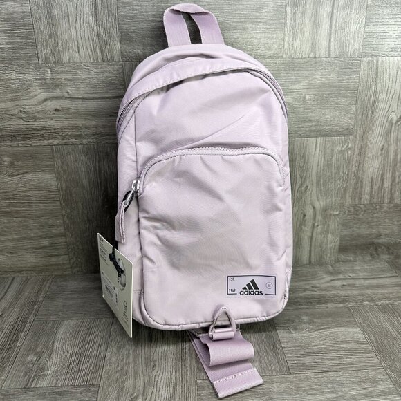 Adidas Essentials 2 Sling Crossbody Lavendar Bag - Picture 1 of 5
